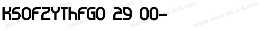 ksofzythfg0 29 00字体转换